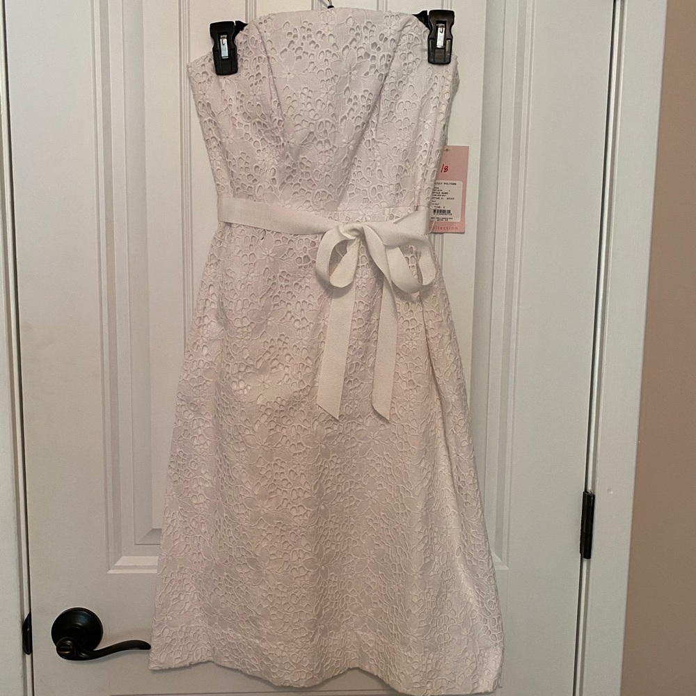 Lilly Pulitzer Strapless Eyelet Dress